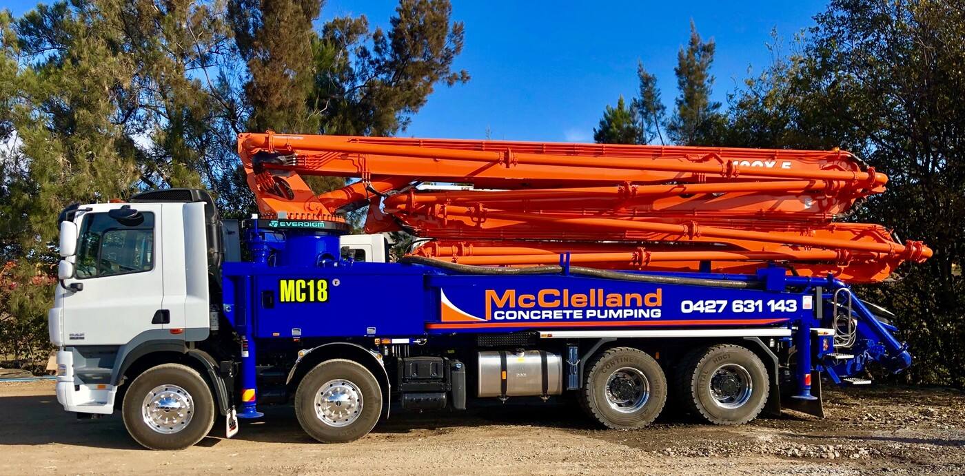 McClelland Concrete Pumping - Logo