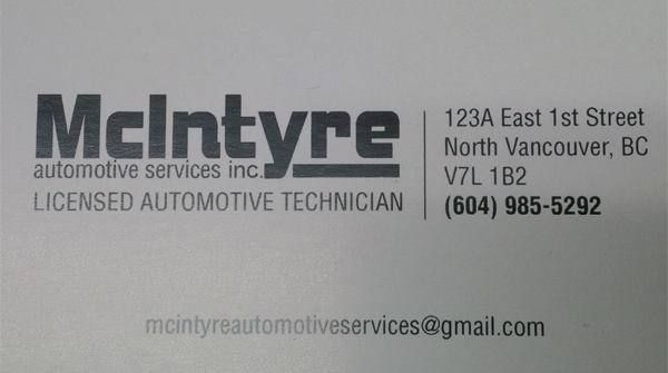 McIntyre Automotive Services Inc. - Logo