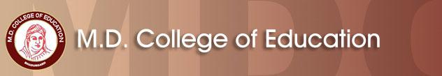 M.D. College of Education (MDCE) - Logo