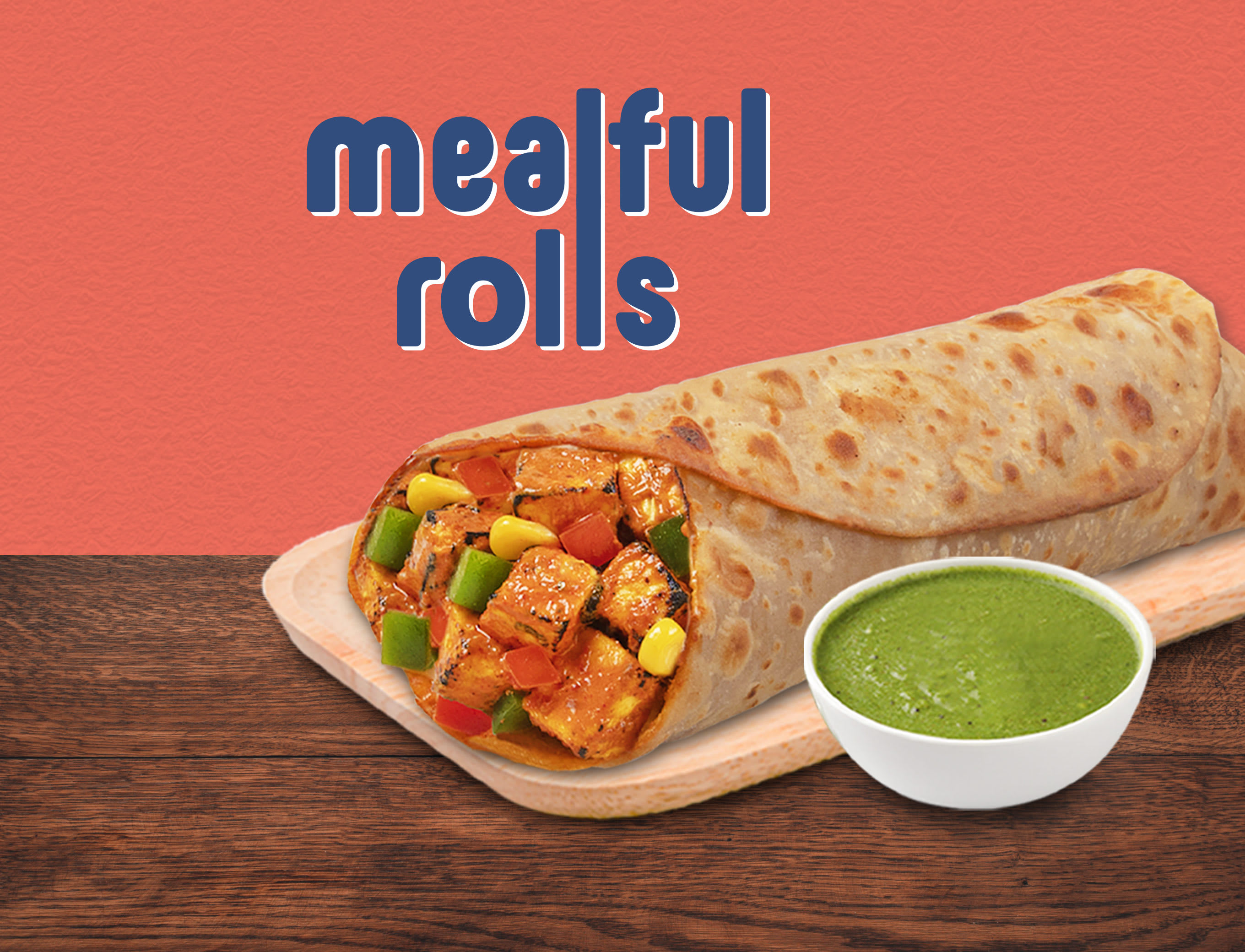 Mealful Rolls - India's Biggest Rolls - Logo