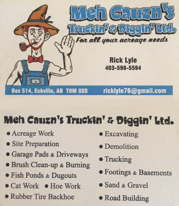 Meh Cauzns Truckin&s; &a; Diggin&s; Ltd - Logo
