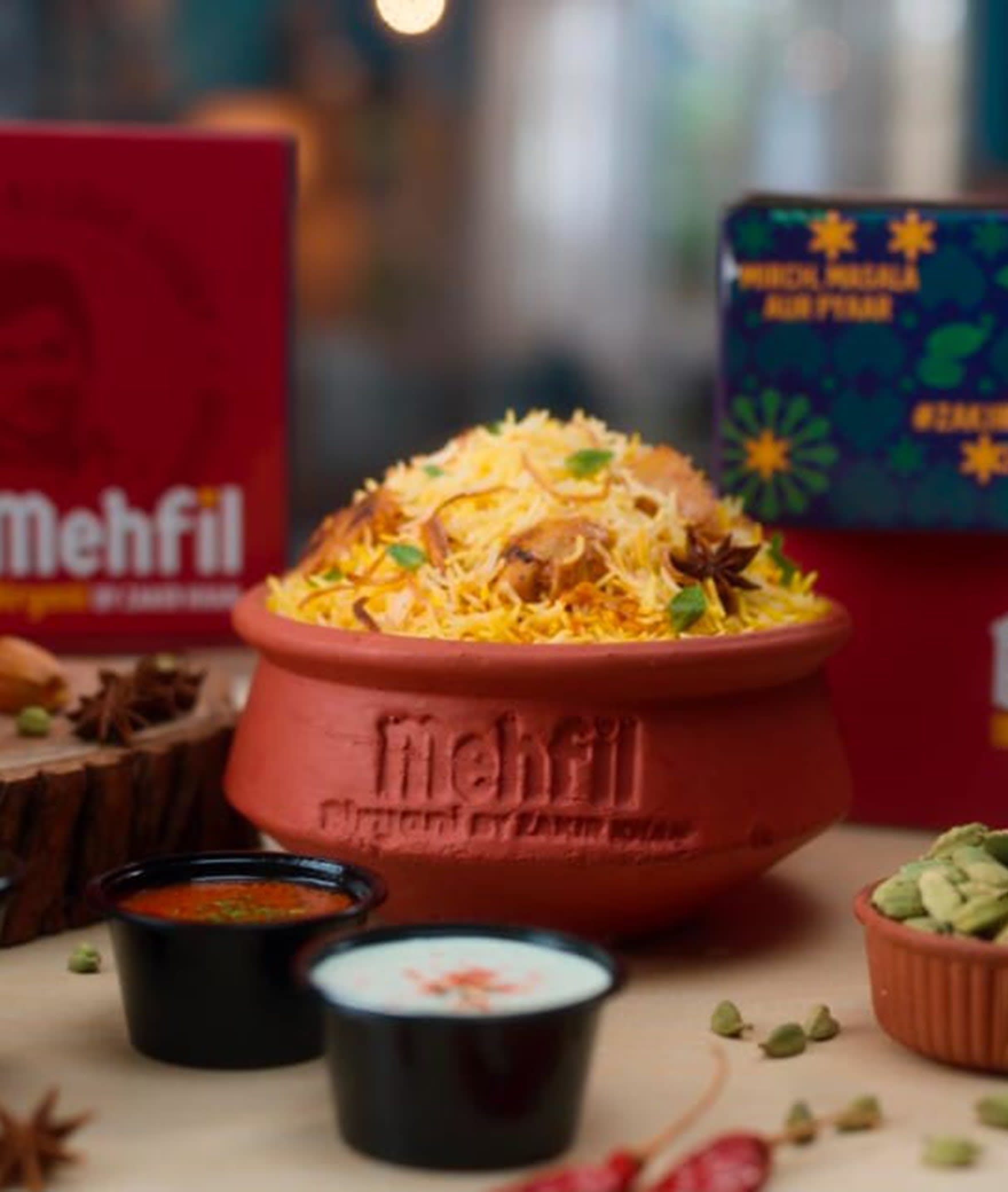 Mehfil Biryani by Zakir Khan - Logo