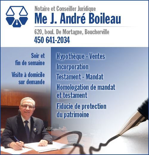 Me J.André Boileau - Logo