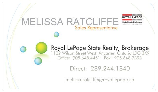 Melissa Ratcliffe, Sales Representative - Royal LePage - Cover photo