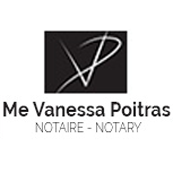 Me Vanessa Poitras, Notaire - Logo