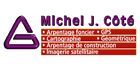 Michel J Côté Arpenteur-Géomètre - Logo