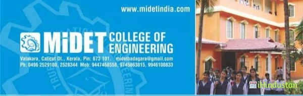MiDET College of Engineering. - Logo