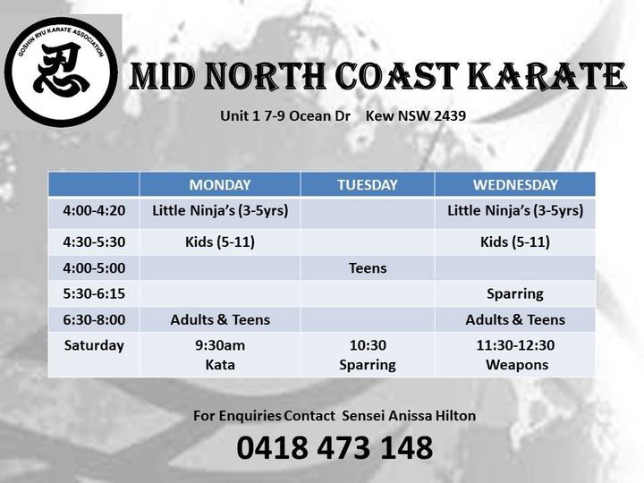 Mid North Coast Karate & Martial Arts Centre - Cover photo
