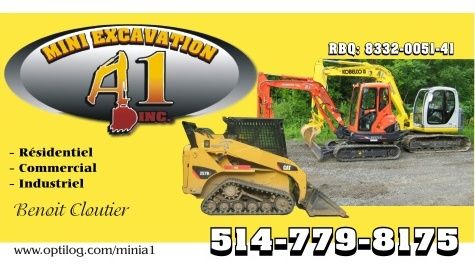 Mini-Excavation A1 inc. - Logo