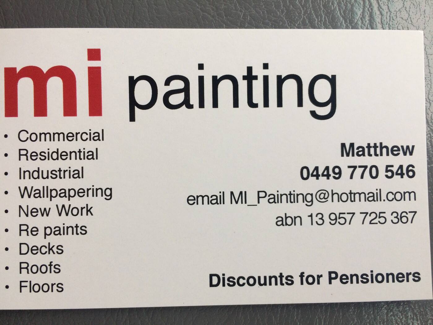 MI painting - Cover photo