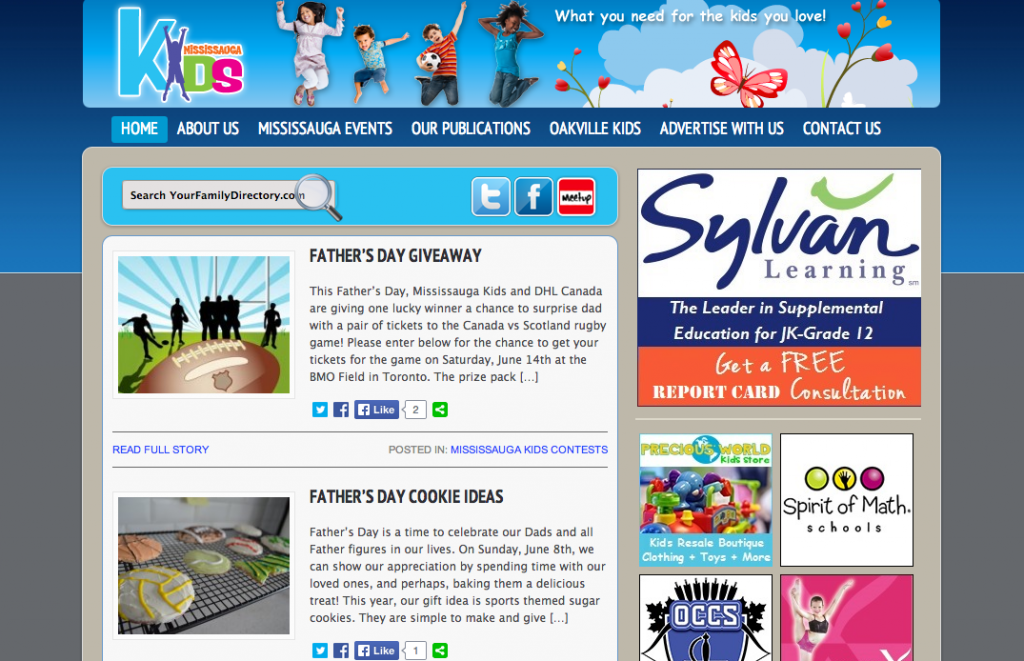 Mississauga Kids - Cover photo