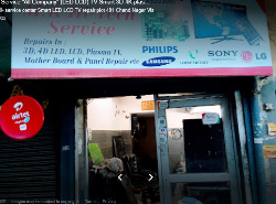 M K Hiservice center Smart LED LCD TV repair plot 401 Chand Nagar Vishnu garden New Delhi - Logo