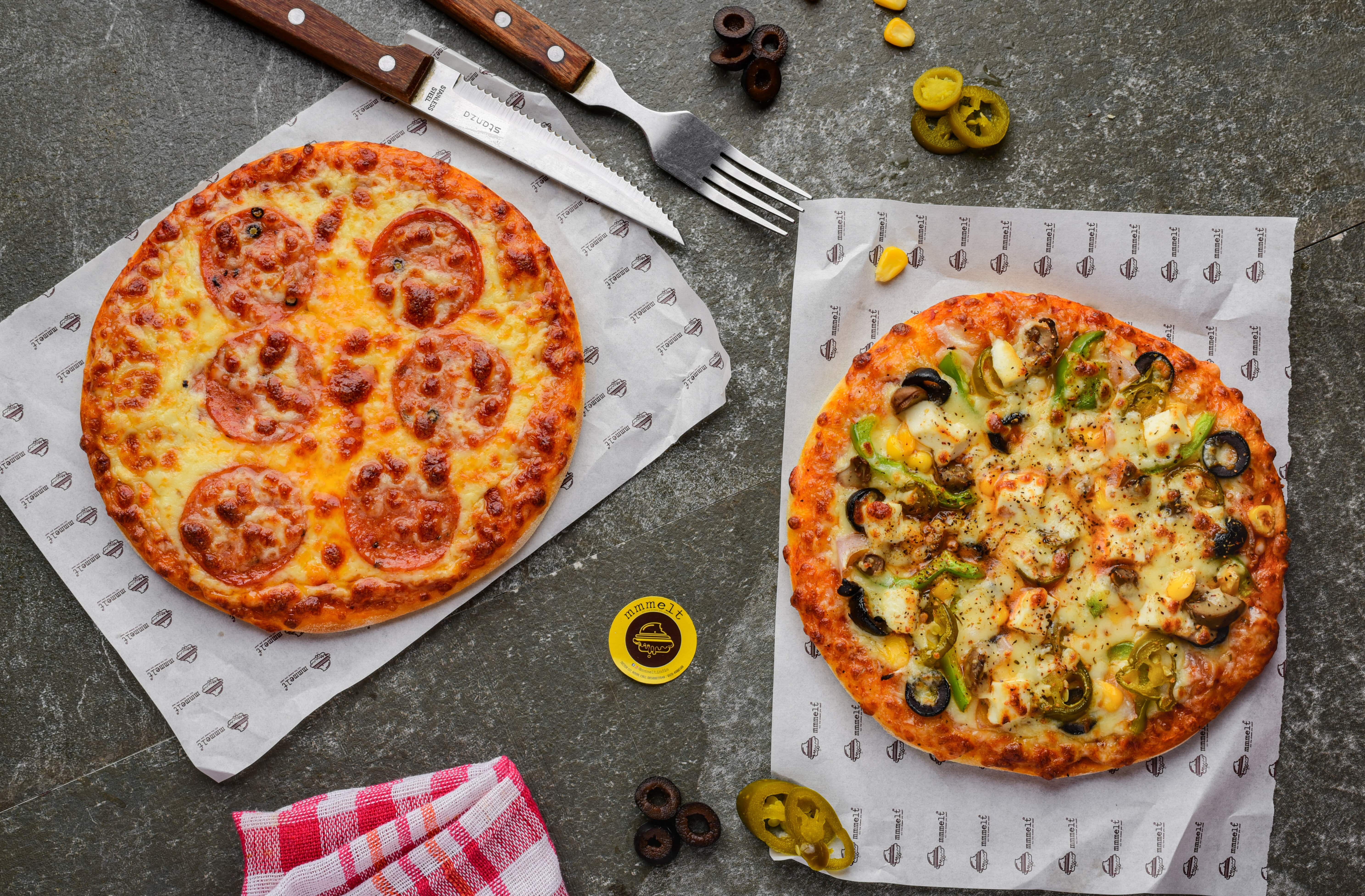 mmmelt - Pizza, Burger & Hot Dogs - Logo