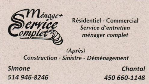 Ménage + Service Complet - Logo