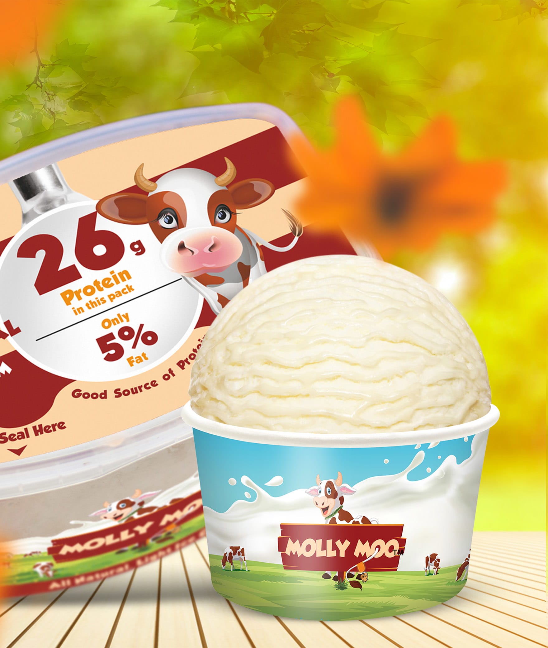 Molly Moo Ice Creams - Logo