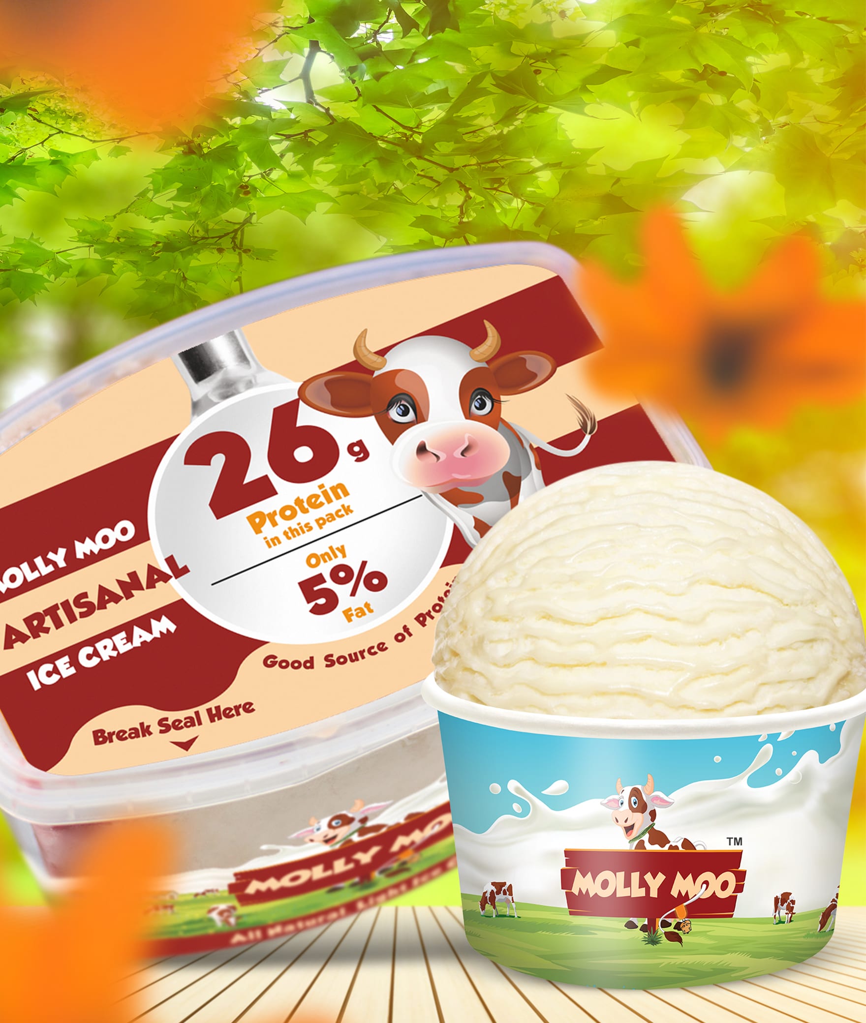 Molly Moo Ice Creams - Logo