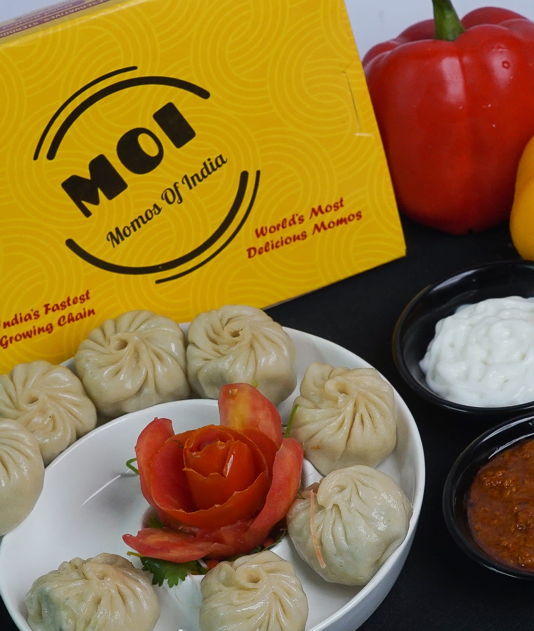 MOMOS OF INDIA - Logo