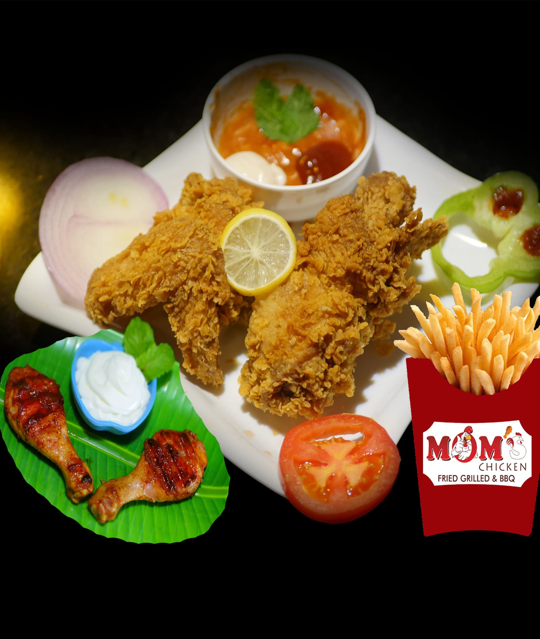 Mom's Chicken - Logo