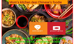 MOM'S KITCHEN DESI CHINESE FOODIE - Logo