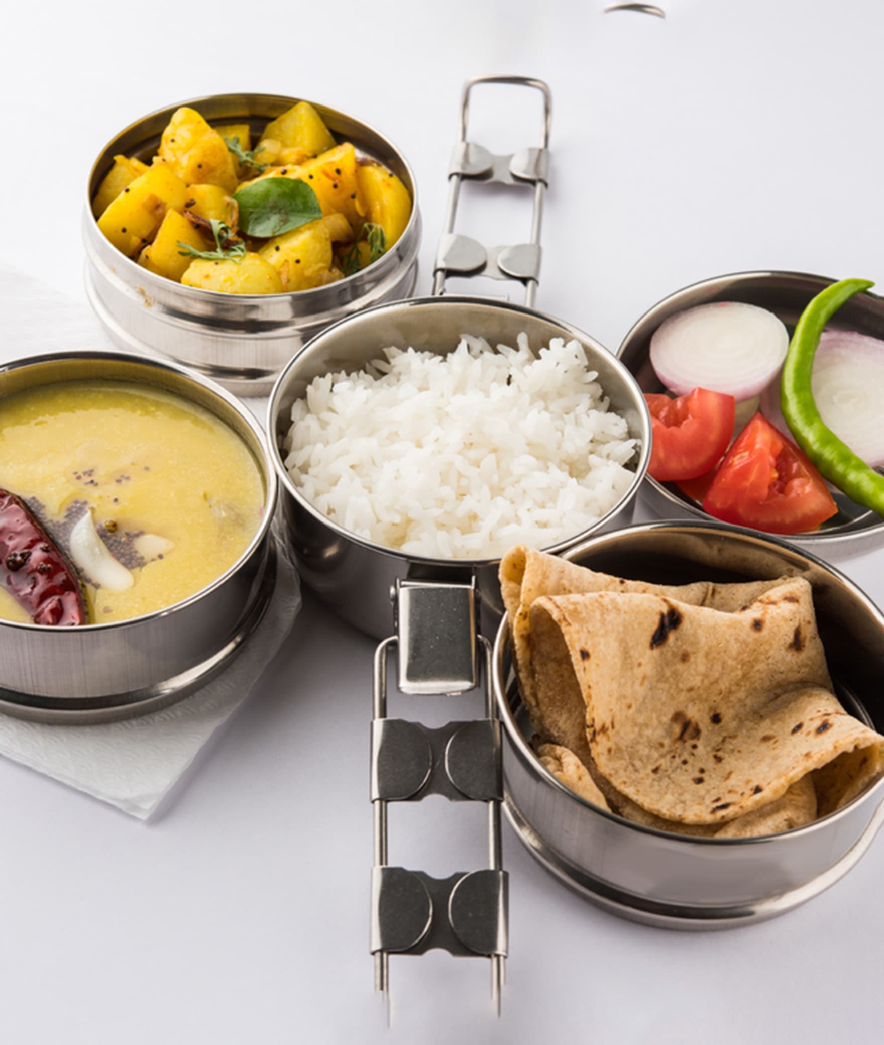 Mom's Tiffin Story - Logo