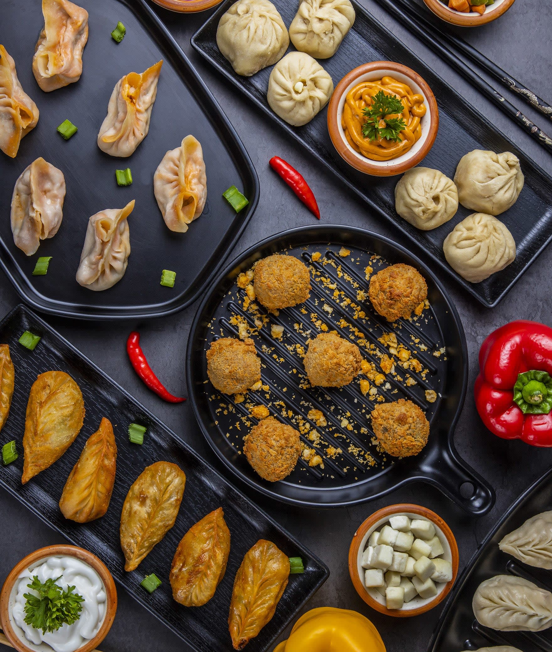 Monks Momos - Logo