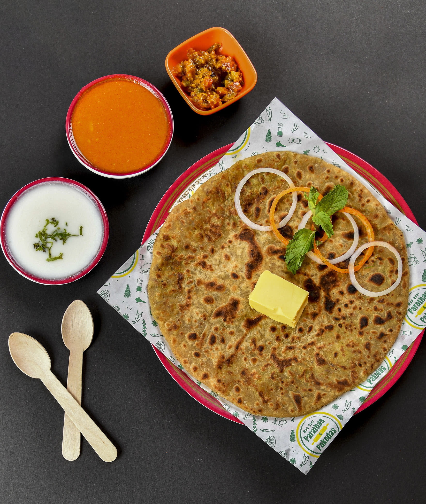 MOPP - Mad Over Parathas & Pakodas - Logo