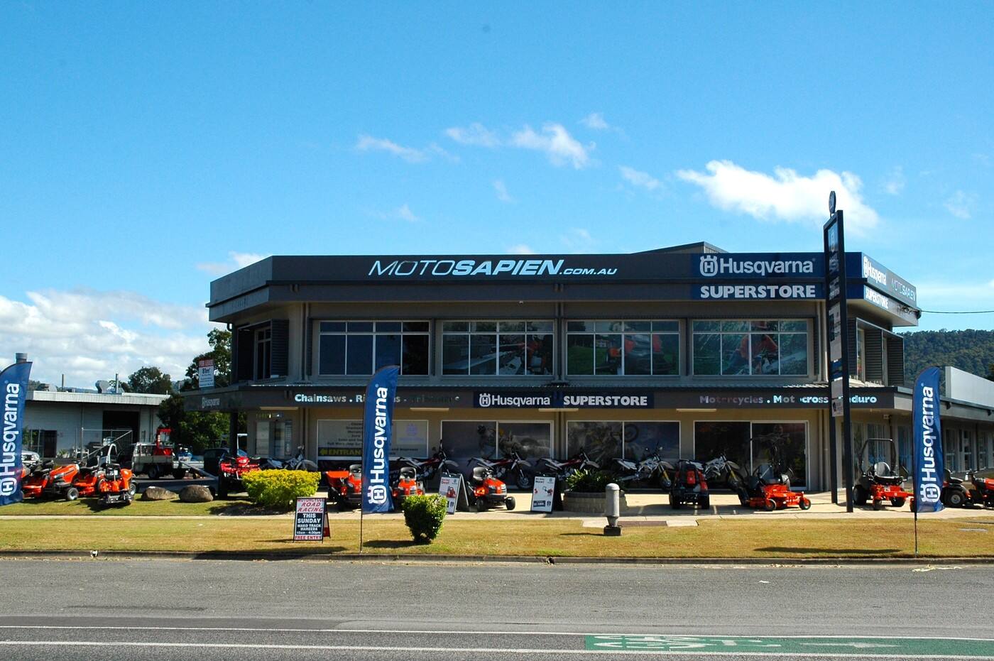 Motosapien Mowers & Motorcycles Cairns - Logo