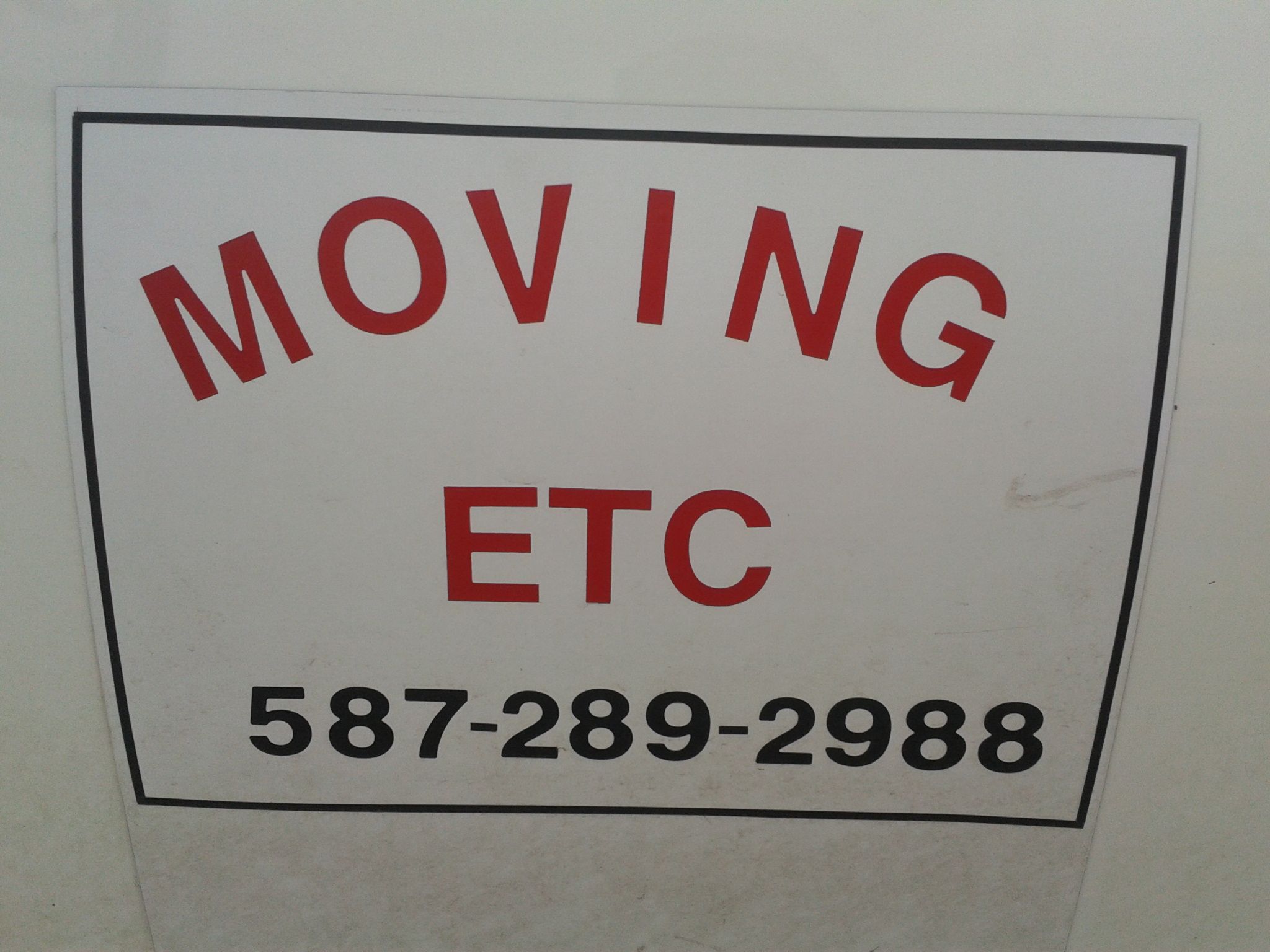 Moving Etc. - Cover photo