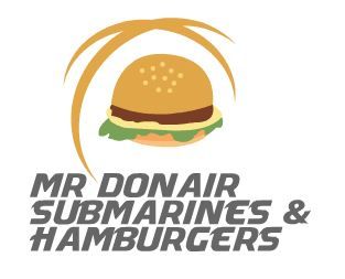 Mr Donair Submarines And Hamburgers - Logo