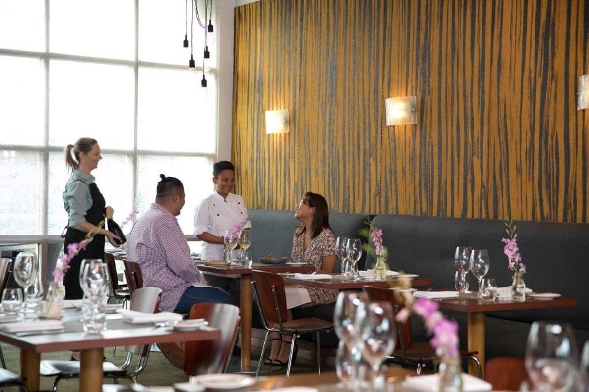 M Restaurant @ Mercure Parramatta - Logo