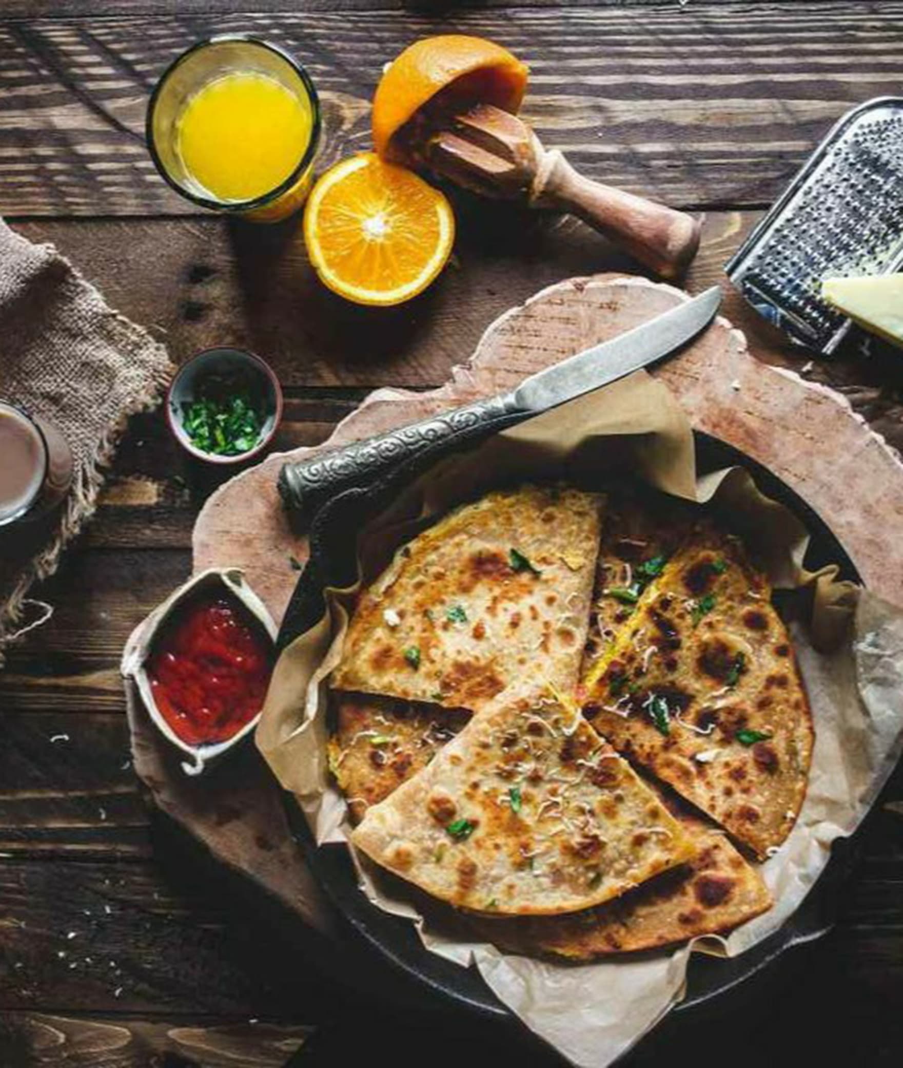 Mr. Paratha - Logo