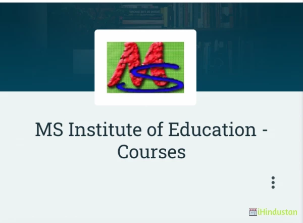 MS Institute of Education - Courses - Logo