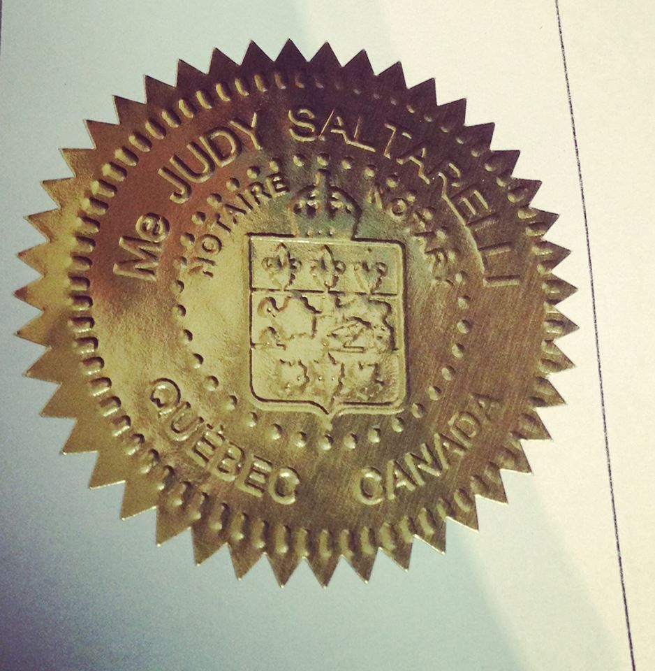 Mtre. Judy Saltarelli, Notary - Logo