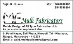 Mulk Fabricators - Logo