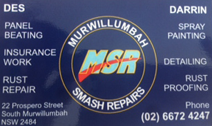 Murwillumbah Smash Repairs - Logo