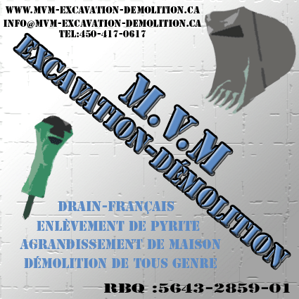 M.V.M Royal Excavation - Démolition - Logo