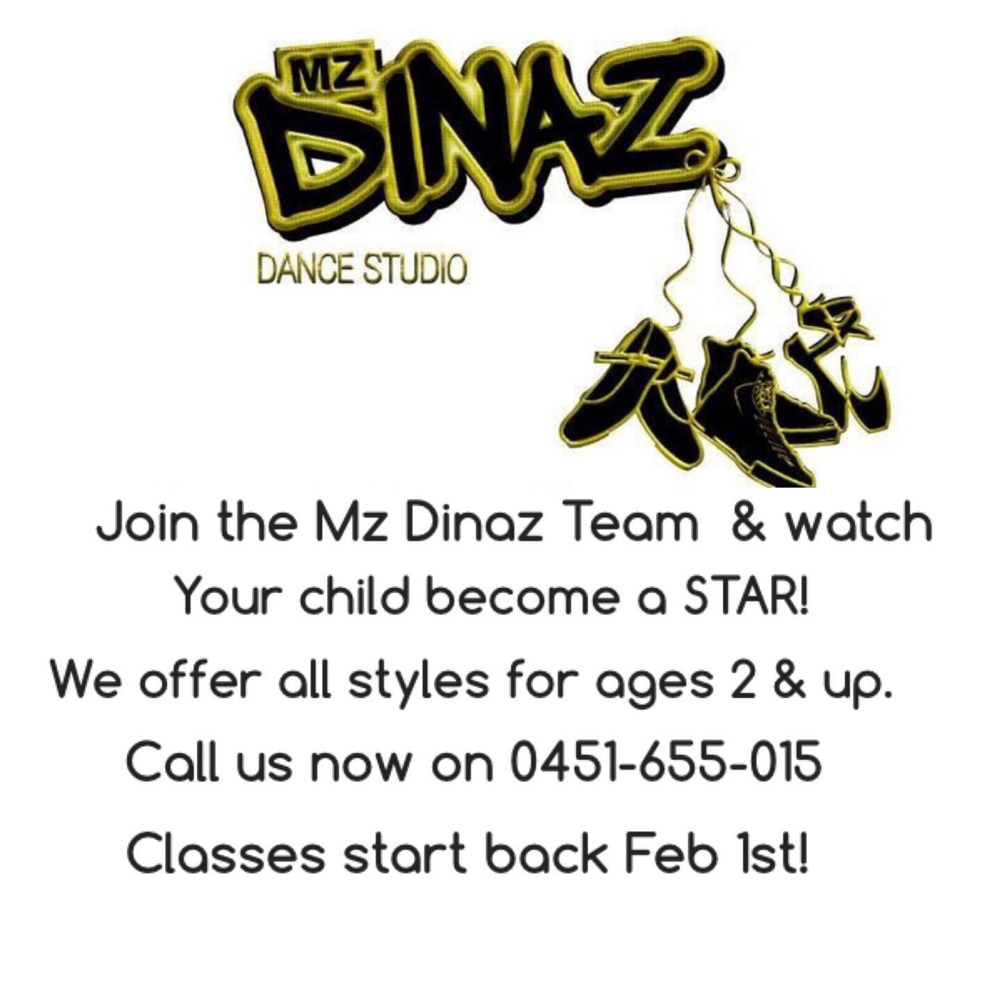 Mz Dinaz Dance Studio - Logo