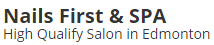 Nails First &a; Spa - Logo