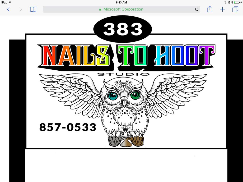 Nails To Hoot - Logo