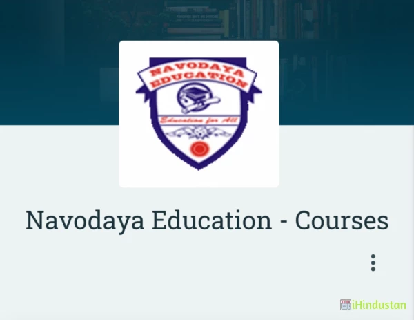 Navodaya Education - Courses - Logo