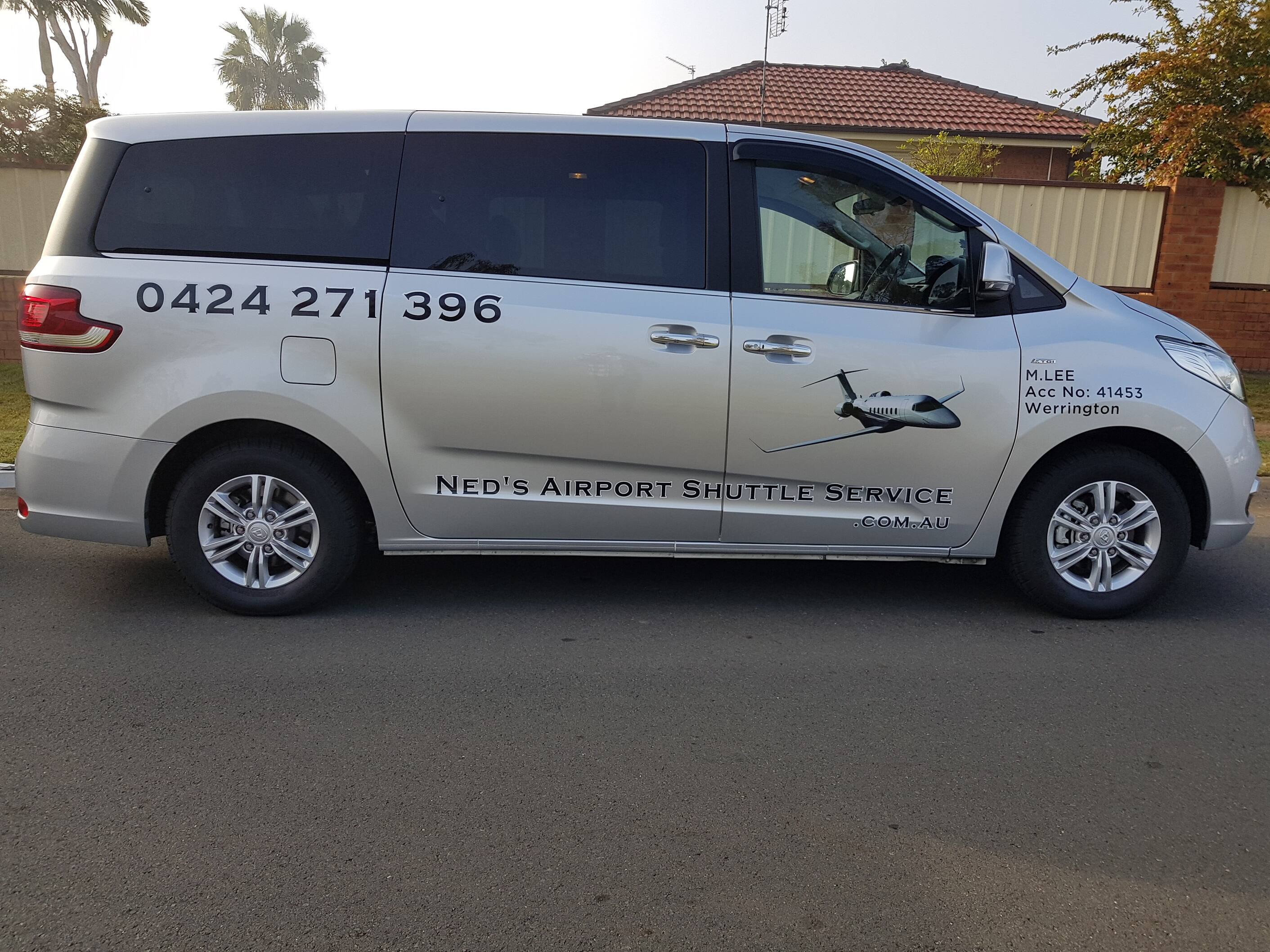 Ned's Airport Shuttle Service - Logo