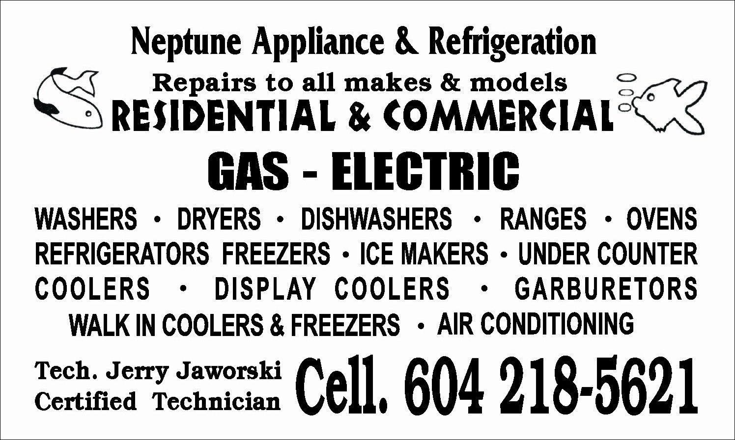 Neptune Appliance &a; Refrigeration - Logo