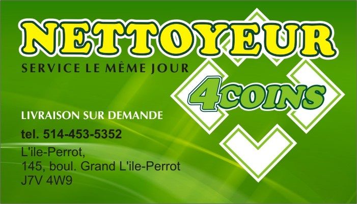 Nettoyeur aux 4 Coins - Logo