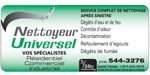 Nettoyeur Universel Enr. - Logo