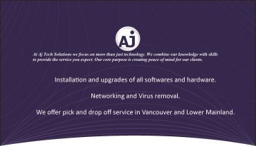 New A j Tech Solution - Logo