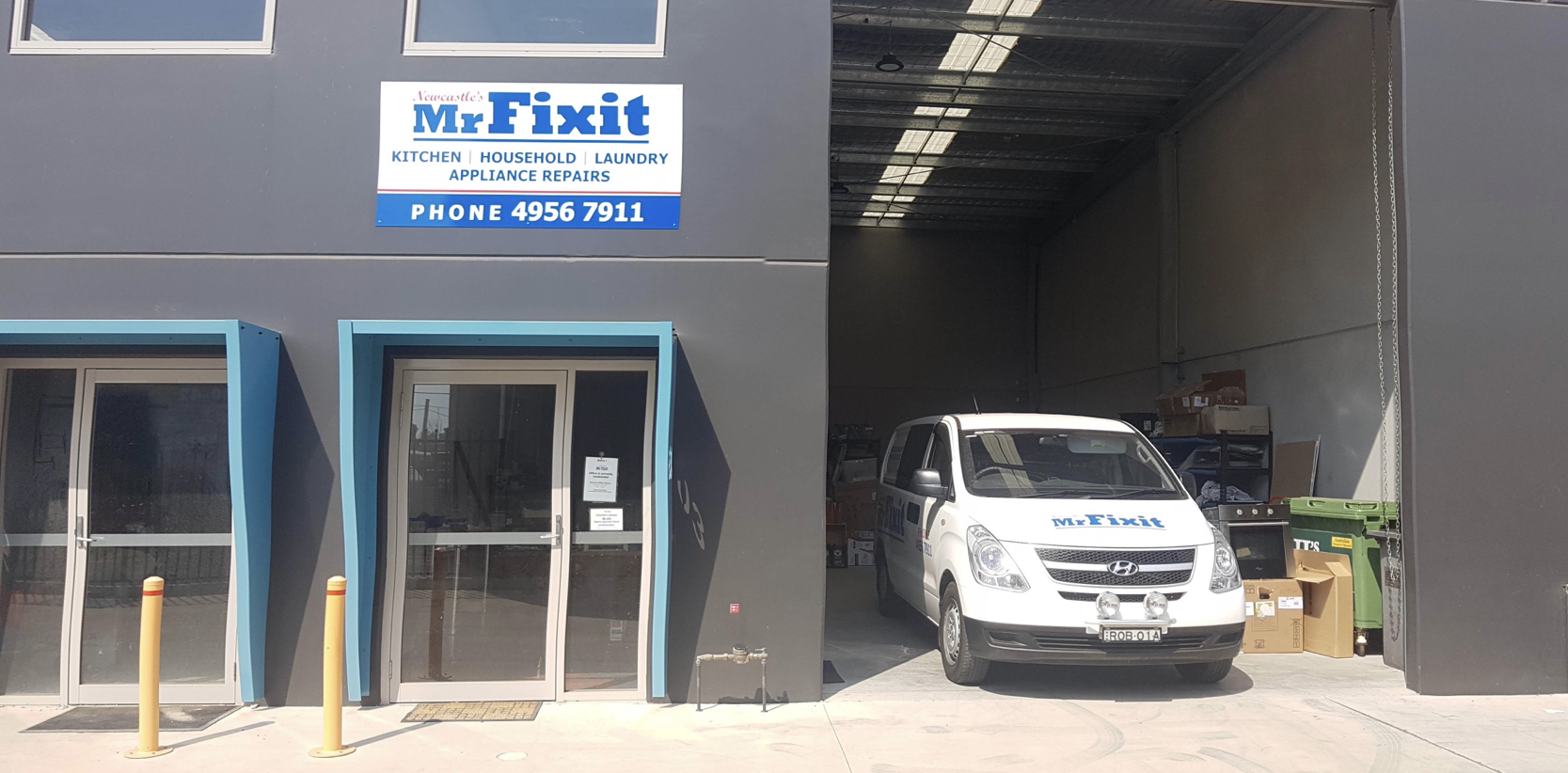 Newcastle's Mr Fixit - Logo