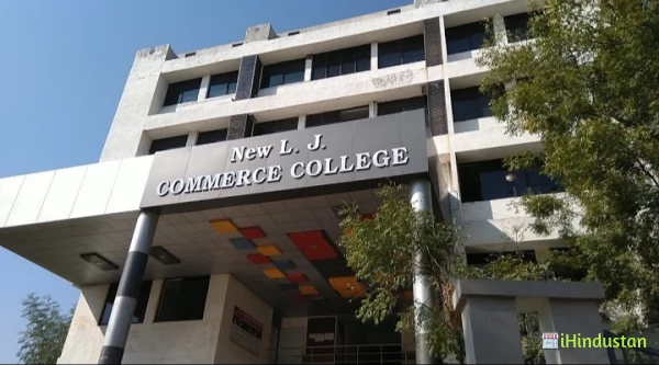 NEW LJ Commerce College - Logo