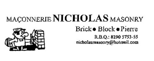 Nicholas Maçonnerie - Logo