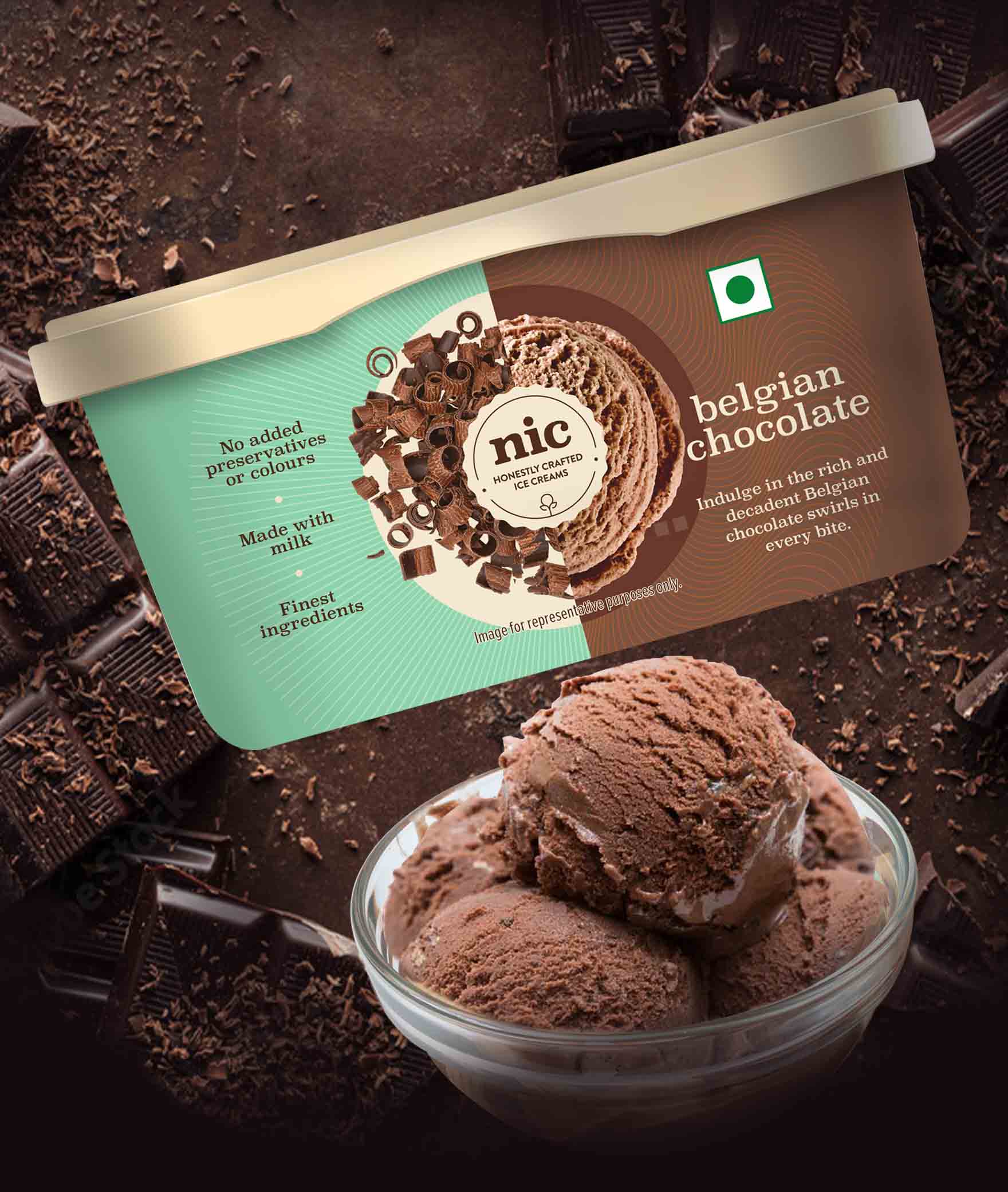 NIC Ice Creams - Logo