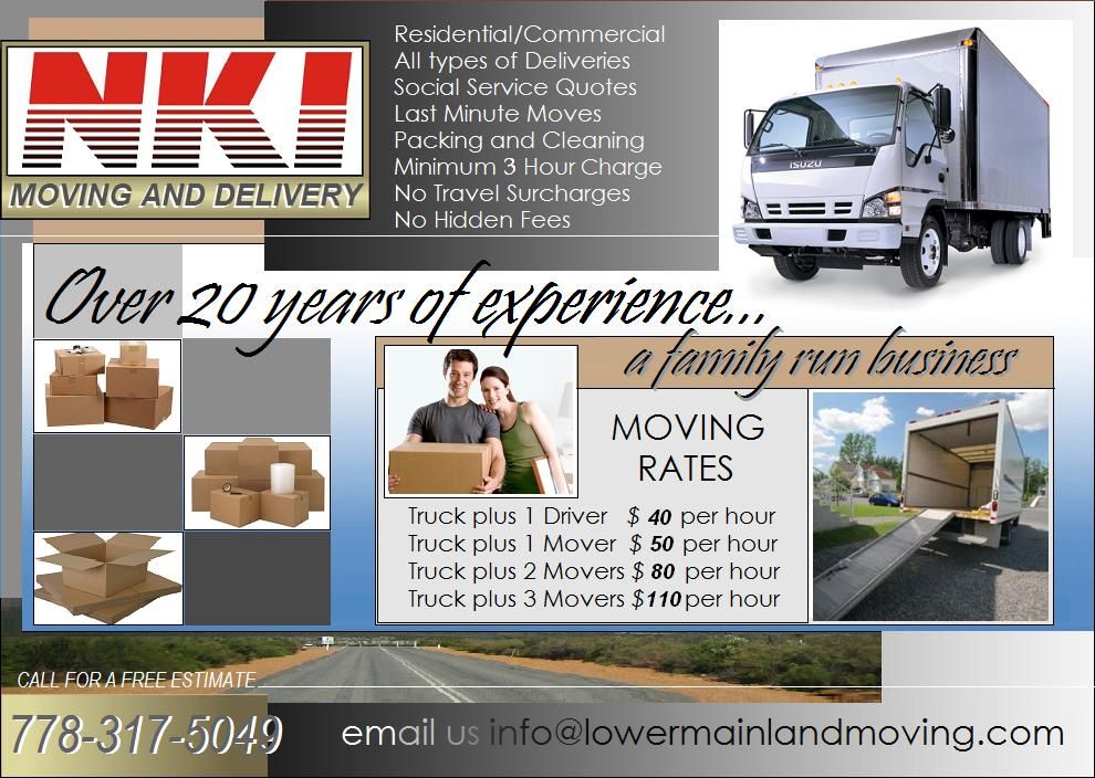 NKI Moving and Delivery - Logo